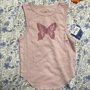 Arizona Jean Company Pink Butterfly Camisole